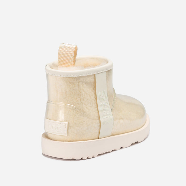 OZWEAR UGG Classic Kids Clear Mini Boots (Waterproof) (Glow In Dark Logo)