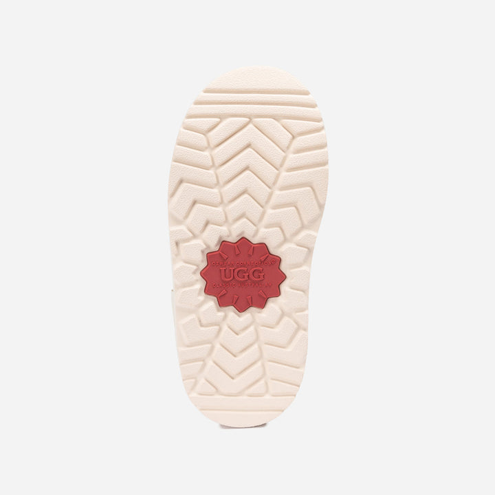 OZWEAR UGG Classic Kids Clear Mini Boots (Waterproof) (Glow In Dark Logo)