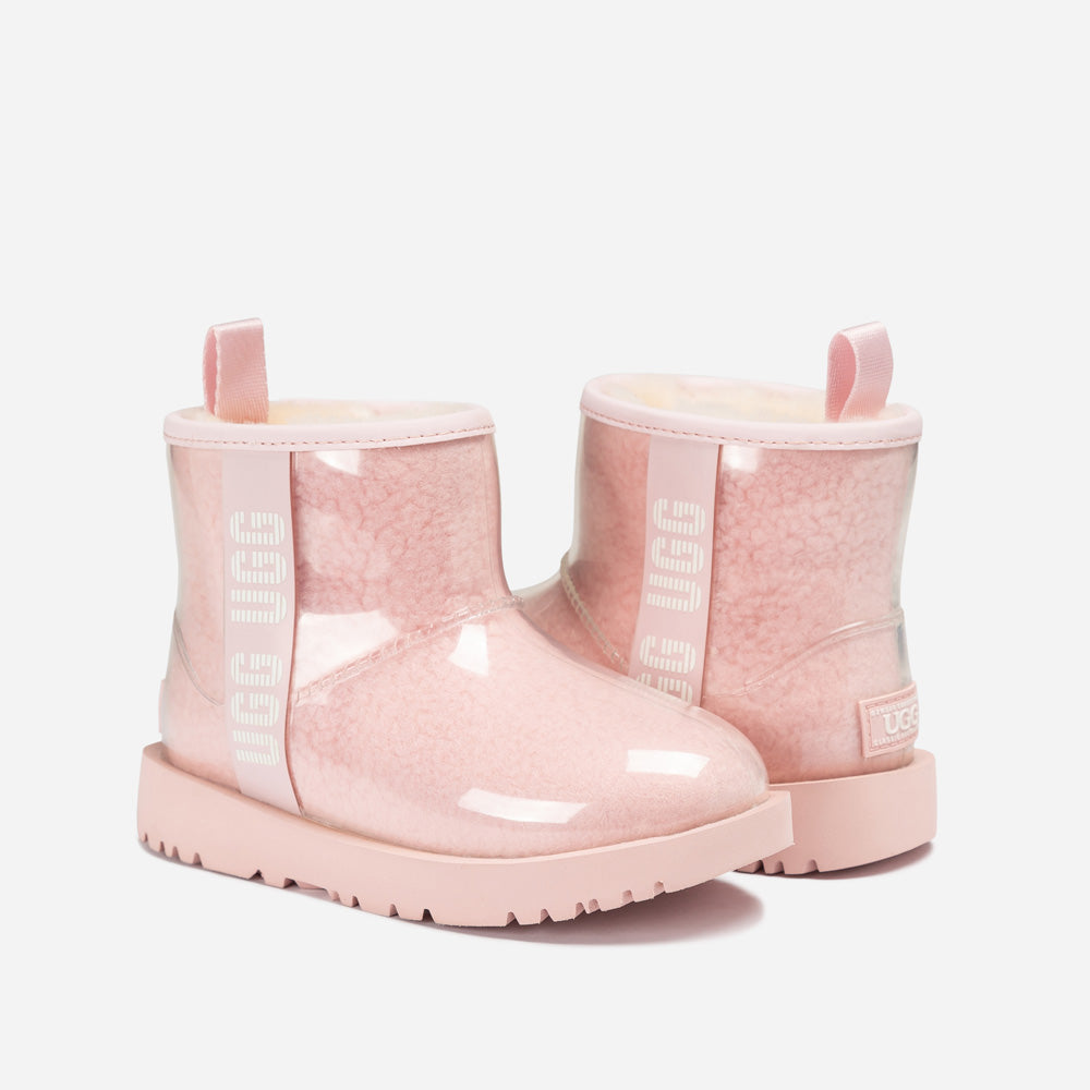 OZWEAR UGG Classic Kids Clear Boots (Waterproof) (Glow in The Dark)
