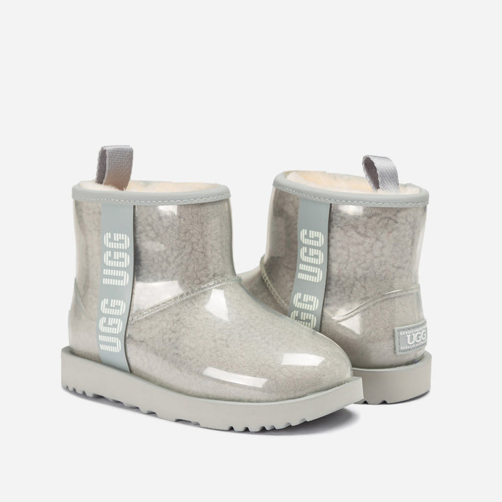 OZWEAR UGG Classic Kids Clear Boots (Waterproof) (Glow in The Dark)