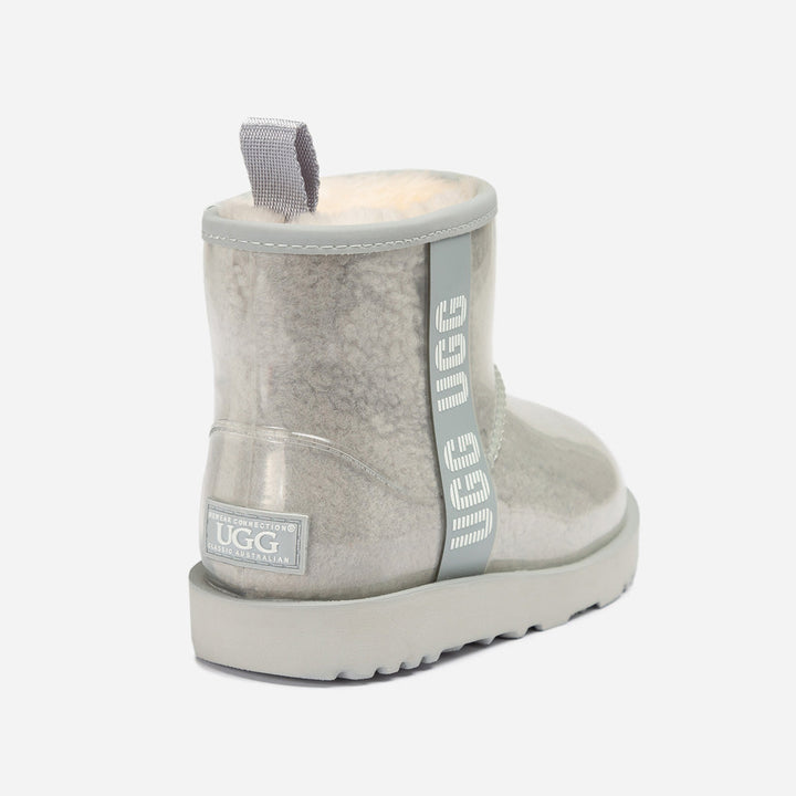 OZWEAR UGG Classic Kids Clear Boots (Waterproof) (Glow in The Dark)