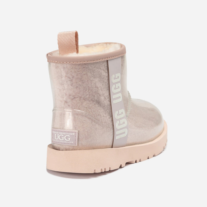 OZWEAR UGG Classic Kids Clear Boots (Waterproof) (Glow in The Dark)