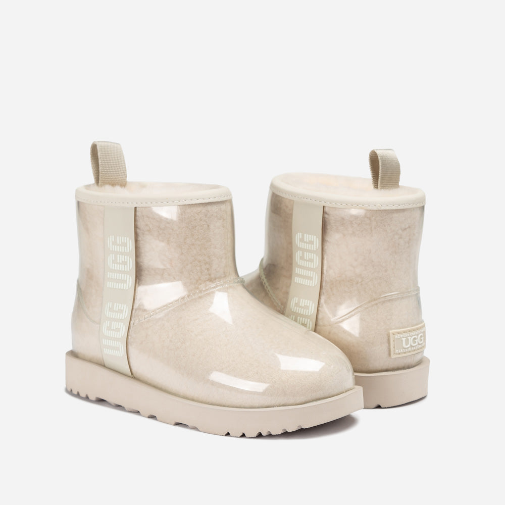 OZWEAR UGG Classic Kids Clear Boots (Waterproof) (Glow in The Dark)