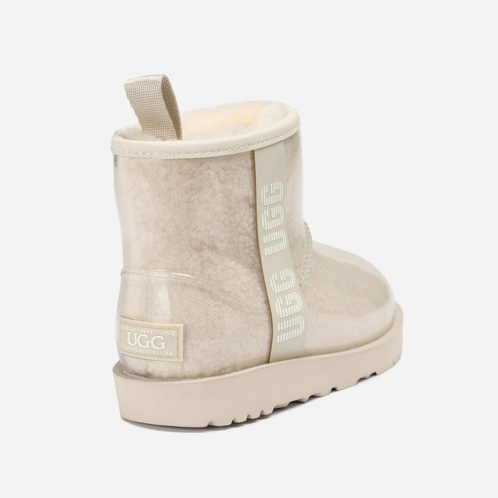 OZWEAR UGG Classic Kids Clear Boots (Waterproof) (Glow in The Dark)