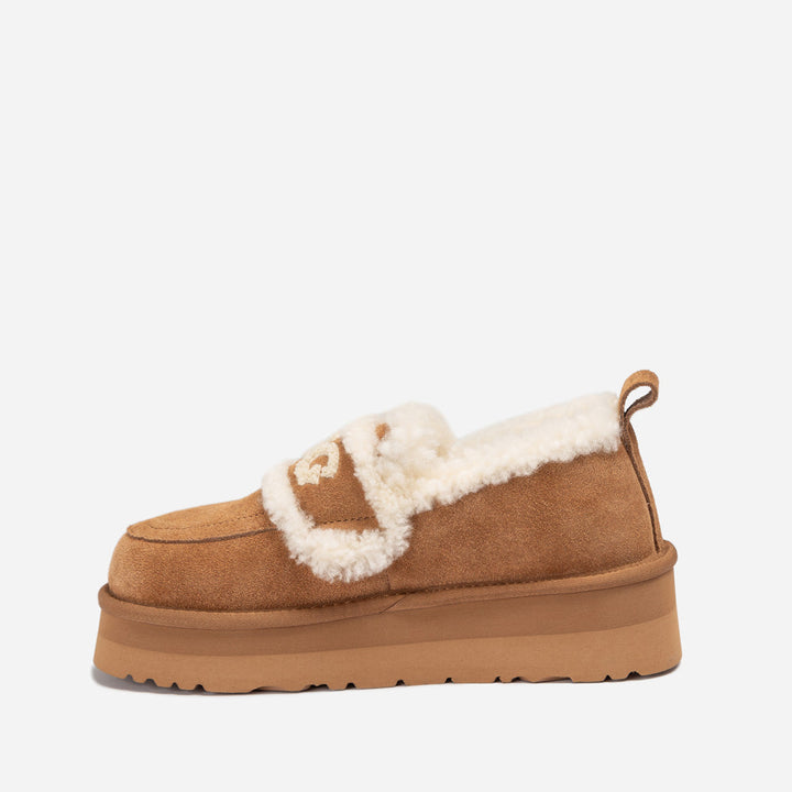 OZWEAR UGG Violet Shearling Platform Loafer