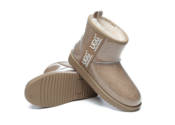 Clear Waterproof and Shearling Classic Boots