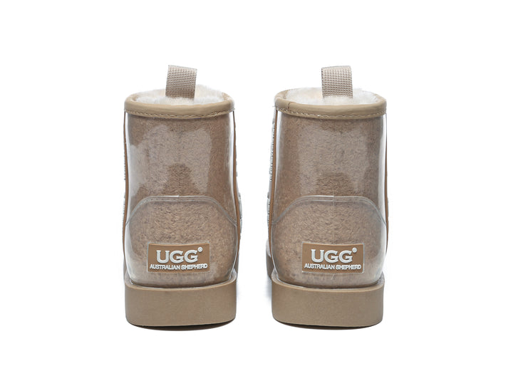 Clear Waterproof and Shearling Classic Boots