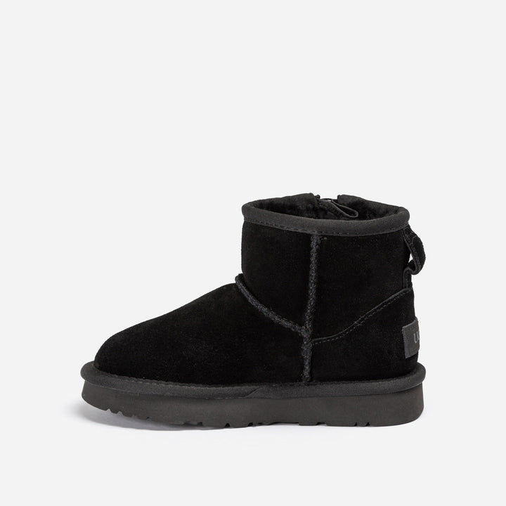 OZWEAR UGG Kids Mini Zipper Tape Logo Boots