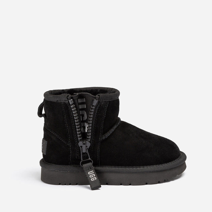 OZWEAR UGG Kids Mini Zipper Tape Logo Boots