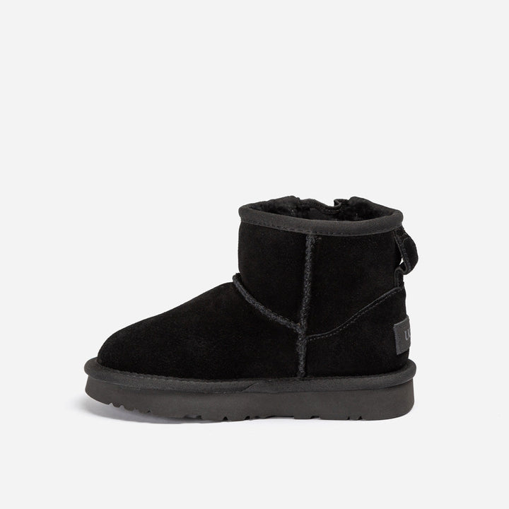OZWEAR UGG Kids Mini Zipper Tape Logo Boots