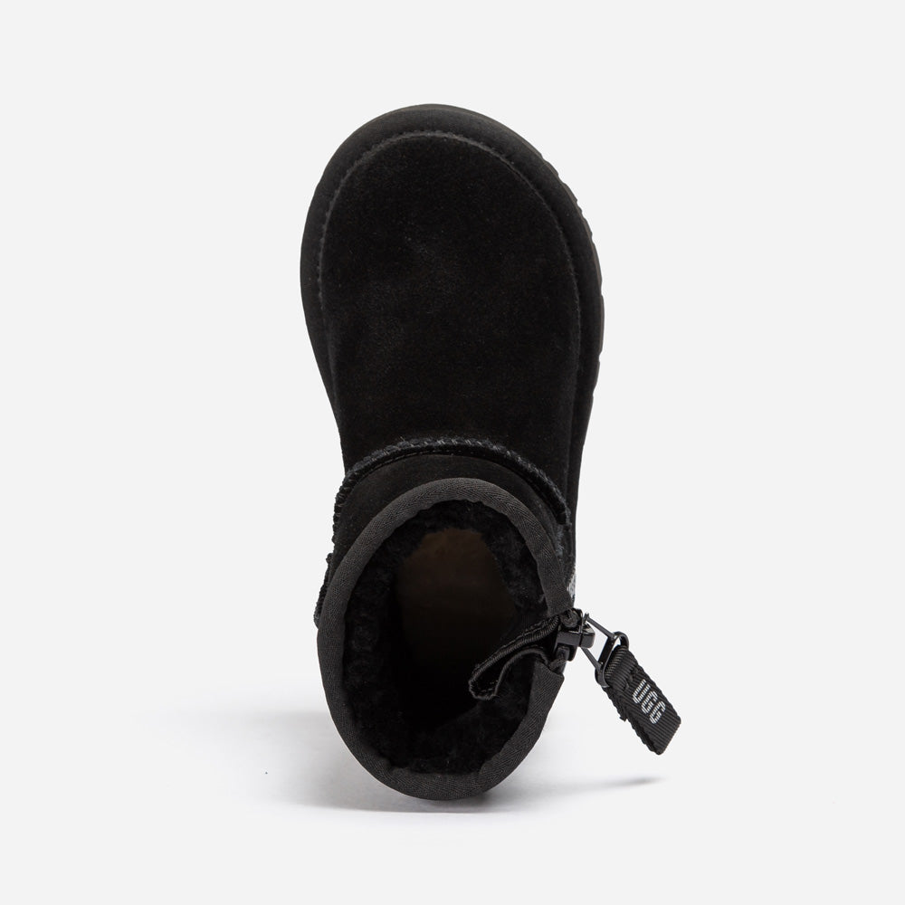 OZWEAR UGG Kids Mini Zipper Tape Logo Boots