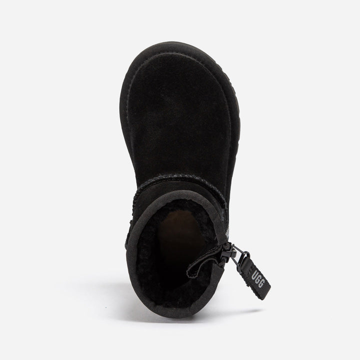 OZWEAR UGG Kids Mini Zipper Tape Logo Boots