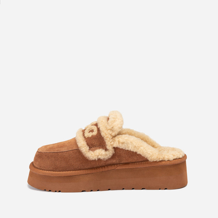OZWEAR UGG Violet Shearling Platform Slipper