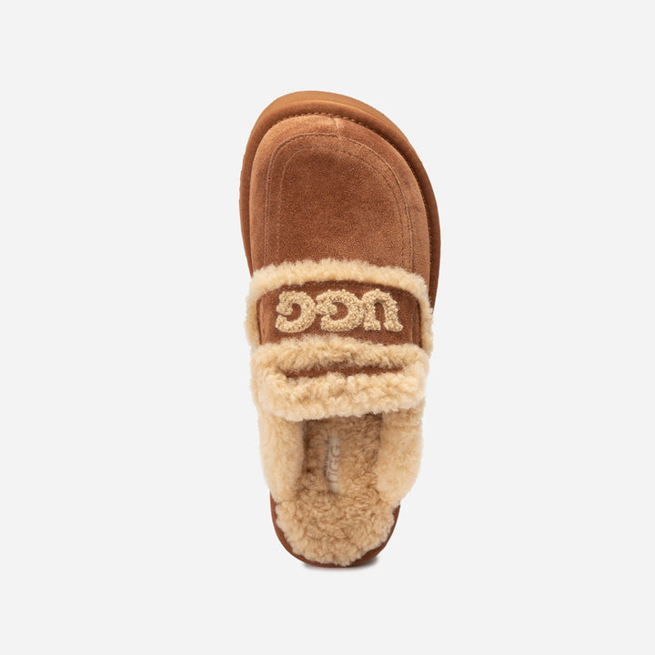 OZWEAR UGG Violet Shearling Platform Slipper