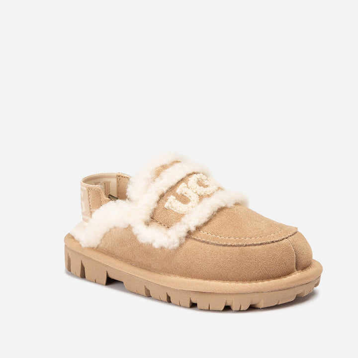 OZWEAR UGG Kids Violet Shearling Slipper (Detachable Feature)