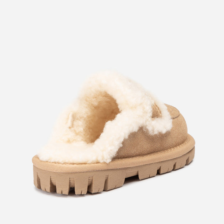 OZWEAR UGG Kids Violet Shearling Slipper (Detachable Feature)
