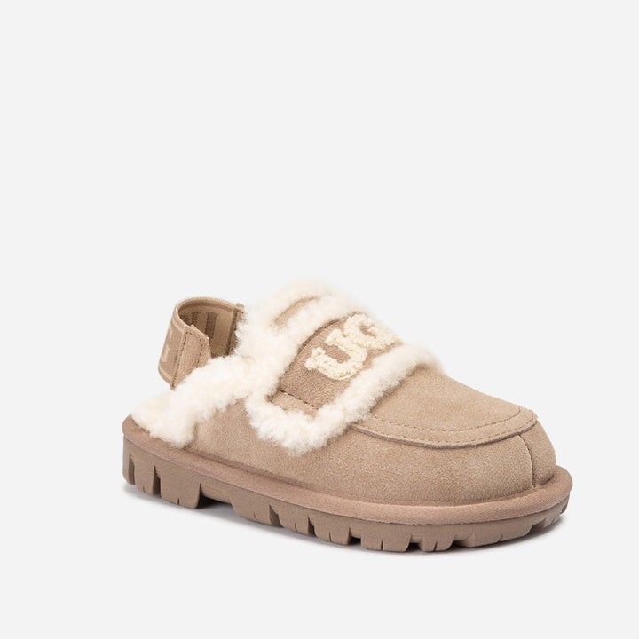 OZWEAR UGG Kids Violet Shearling Slipper (Detachable Feature)