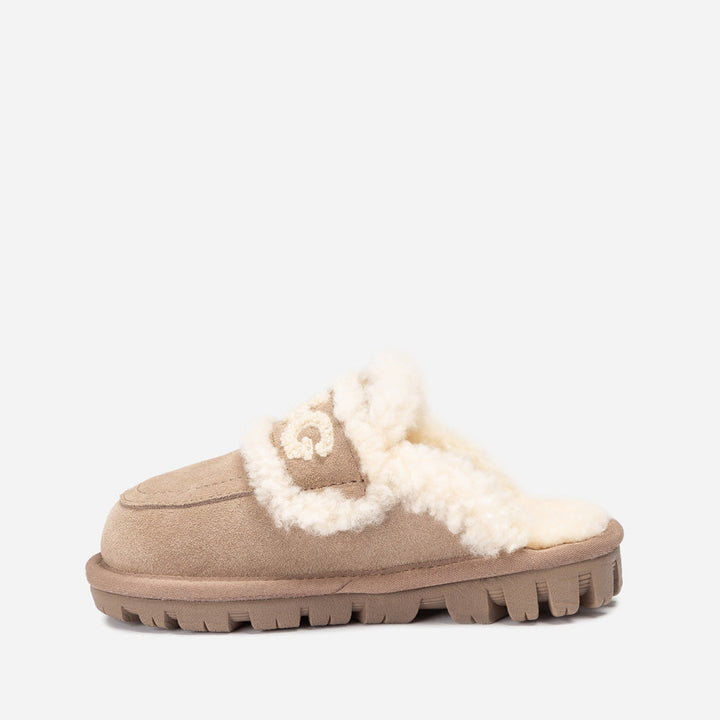 OZWEAR UGG Kids Violet Shearling Slipper (Detachable Feature)