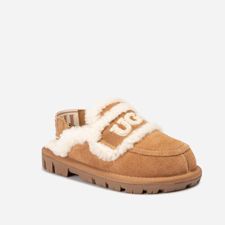 OZWEAR UGG Kids Violet Shearling Slipper (Detachable Feature)