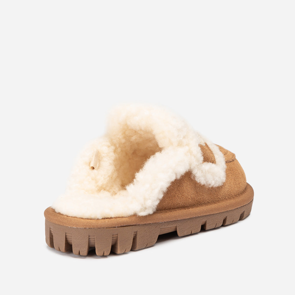 OZWEAR UGG Kids Violet Shearling Slipper (Detachable Feature)