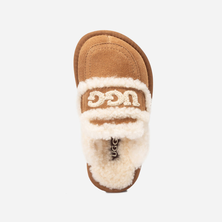 OZWEAR UGG Kids Violet Shearling Slipper (Detachable Feature)