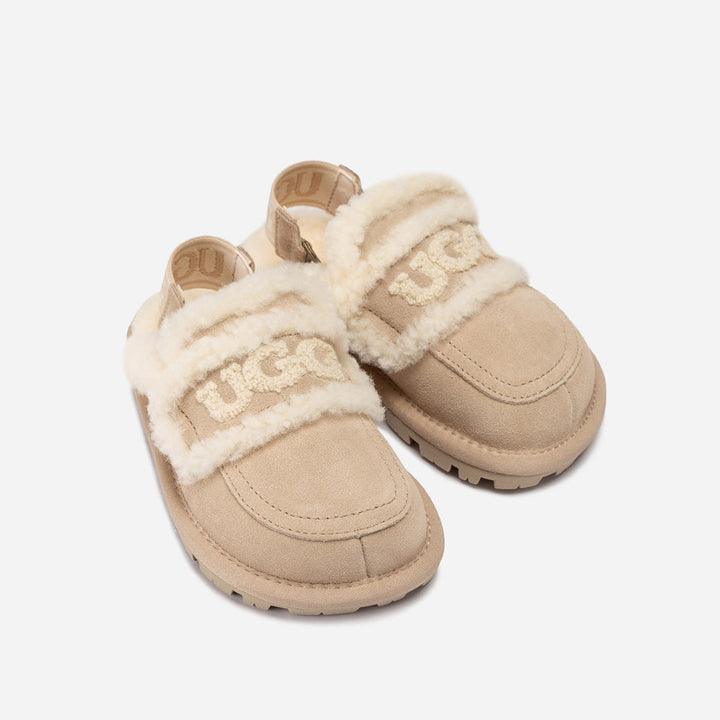 OZWEAR UGG Kids Violet Shearling Slipper (Detachable Feature)