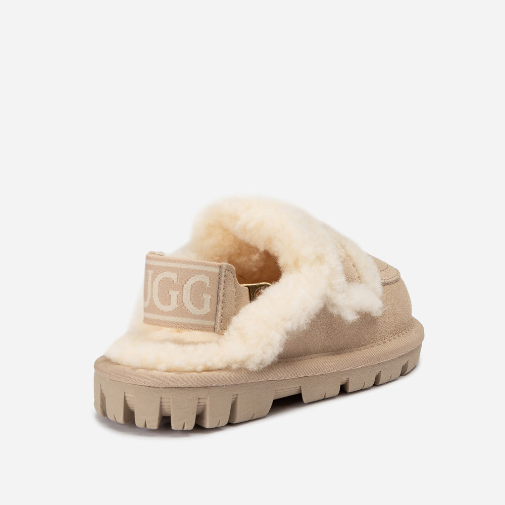 OZWEAR UGG Kids Violet Shearling Slipper (Detachable Feature)