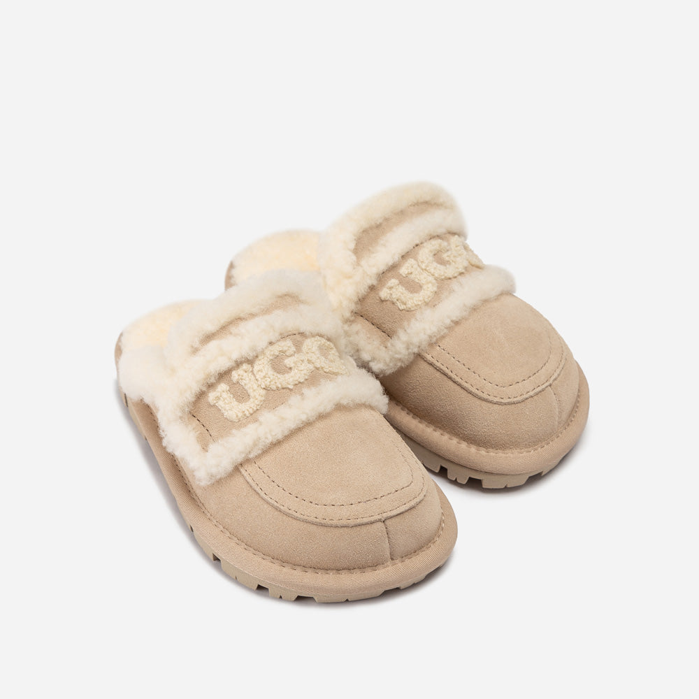 OZWEAR UGG Kids Violet Shearling Slipper (Detachable Feature)