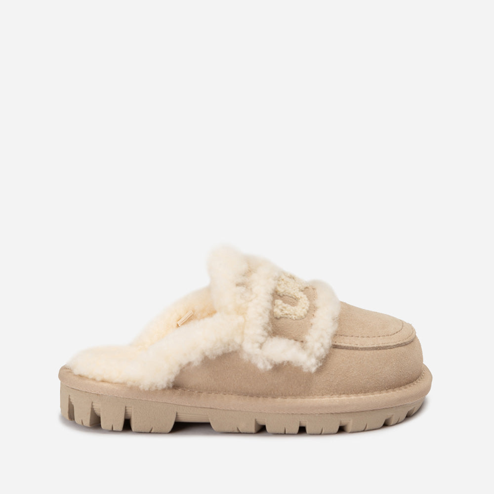 OZWEAR UGG Kids Violet Shearling Slipper (Detachable Feature)