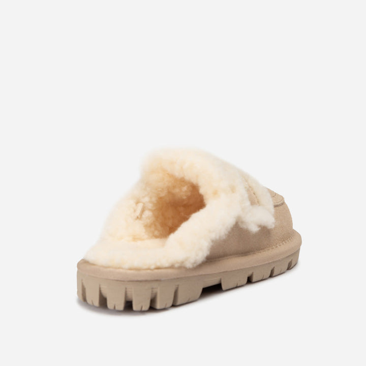 OZWEAR UGG Kids Violet Shearling Slipper (Detachable Feature)