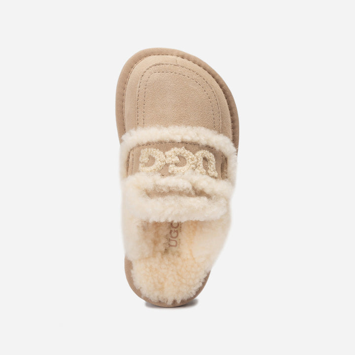 OZWEAR UGG Kids Violet Shearling Slipper (Detachable Feature)