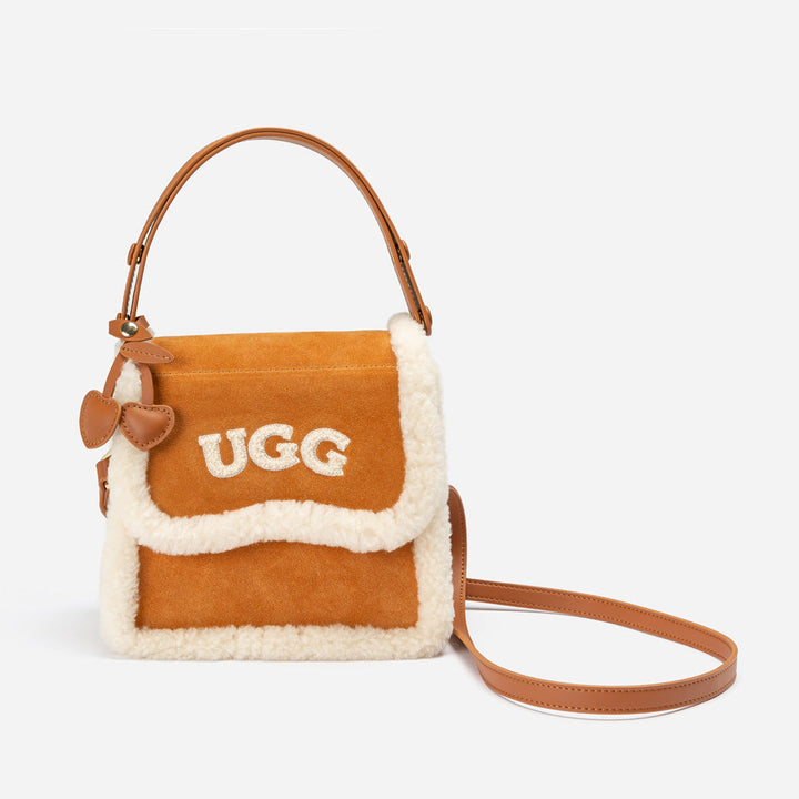 OZWEAR UGG Shearling Logo Hand Bag