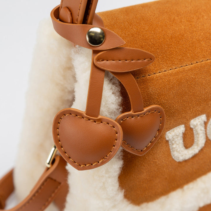 OZWEAR UGG Shearling Logo Hand Bag