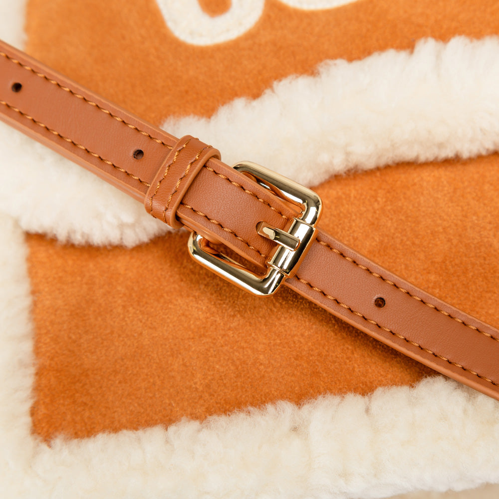 OZWEAR UGG Shearling Logo Hand Bag