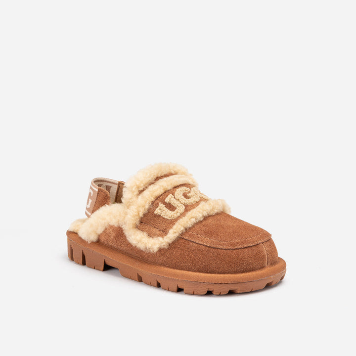 OZWEAR UGG Kids Violet Shearling Slipper (Detachable Feature)