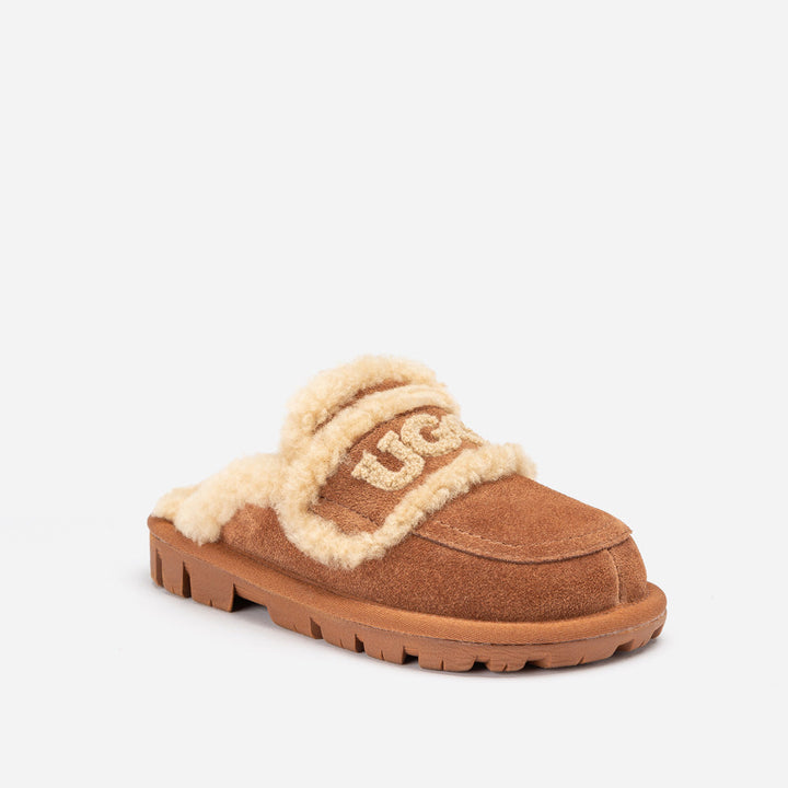 OZWEAR UGG Kids Violet Shearling Slipper (Detachable Feature)