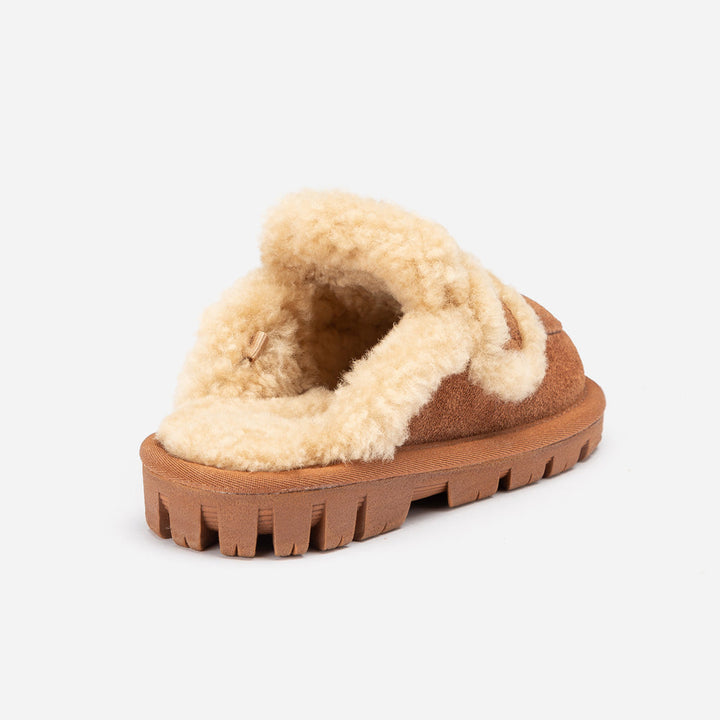OZWEAR UGG Kids Violet Shearling Slipper (Detachable Feature)