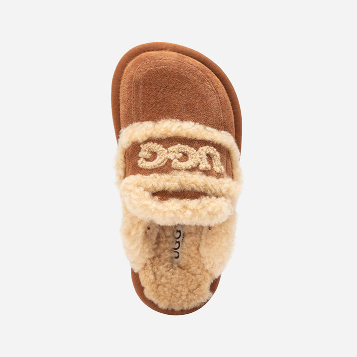 OZWEAR UGG Kids Violet Shearling Slipper (Detachable Feature)