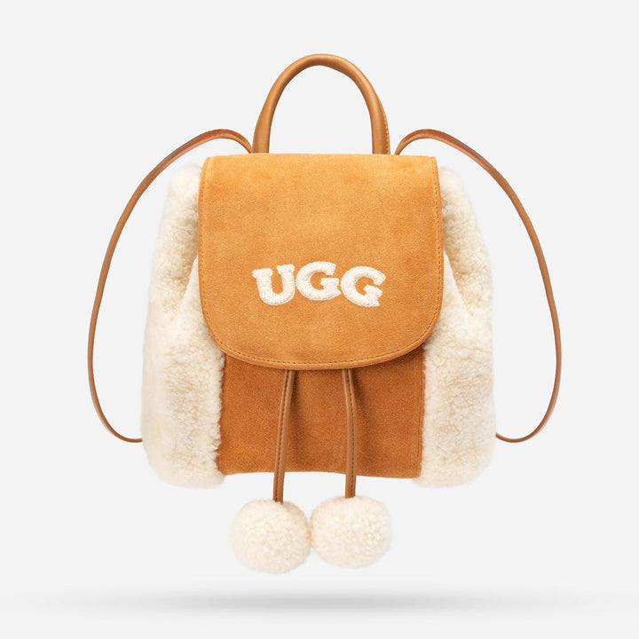 OZWEAR UGG Pompom Fluffy Backpack