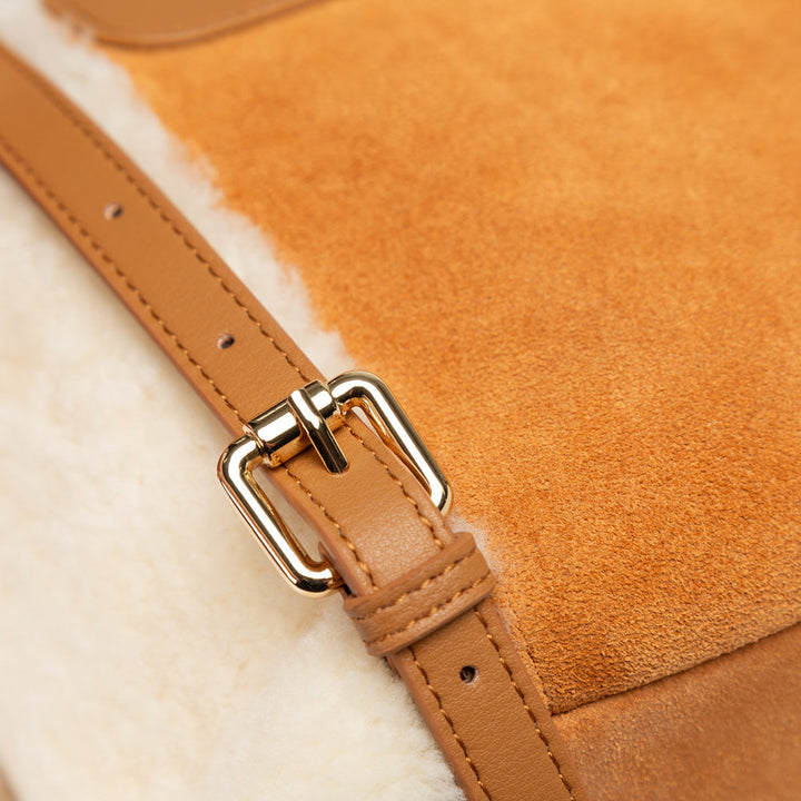 OZWEAR UGG Pompom Fluffy Backpack