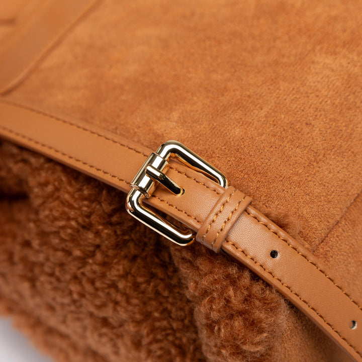 OZWEAR UGG Pompom Fluffy Backpack