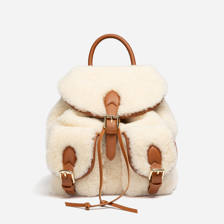 OZWEAR UGG Teddy Fluffy Backpack