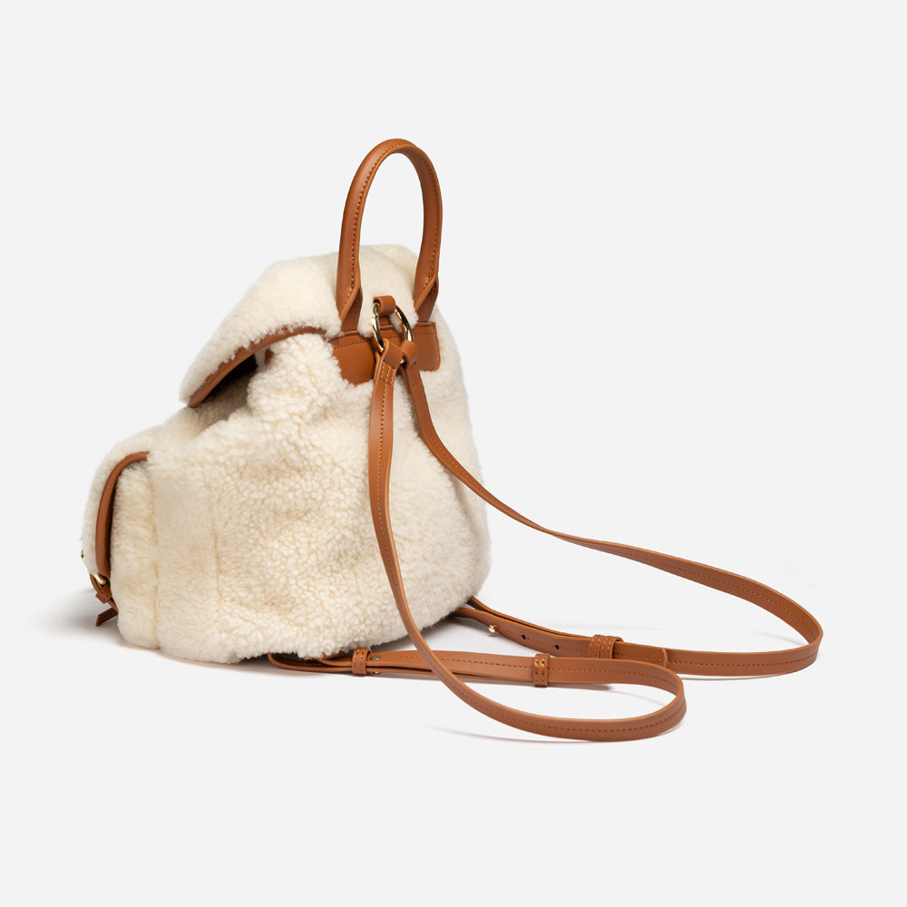 OZWEAR UGG Teddy Fluffy Backpack