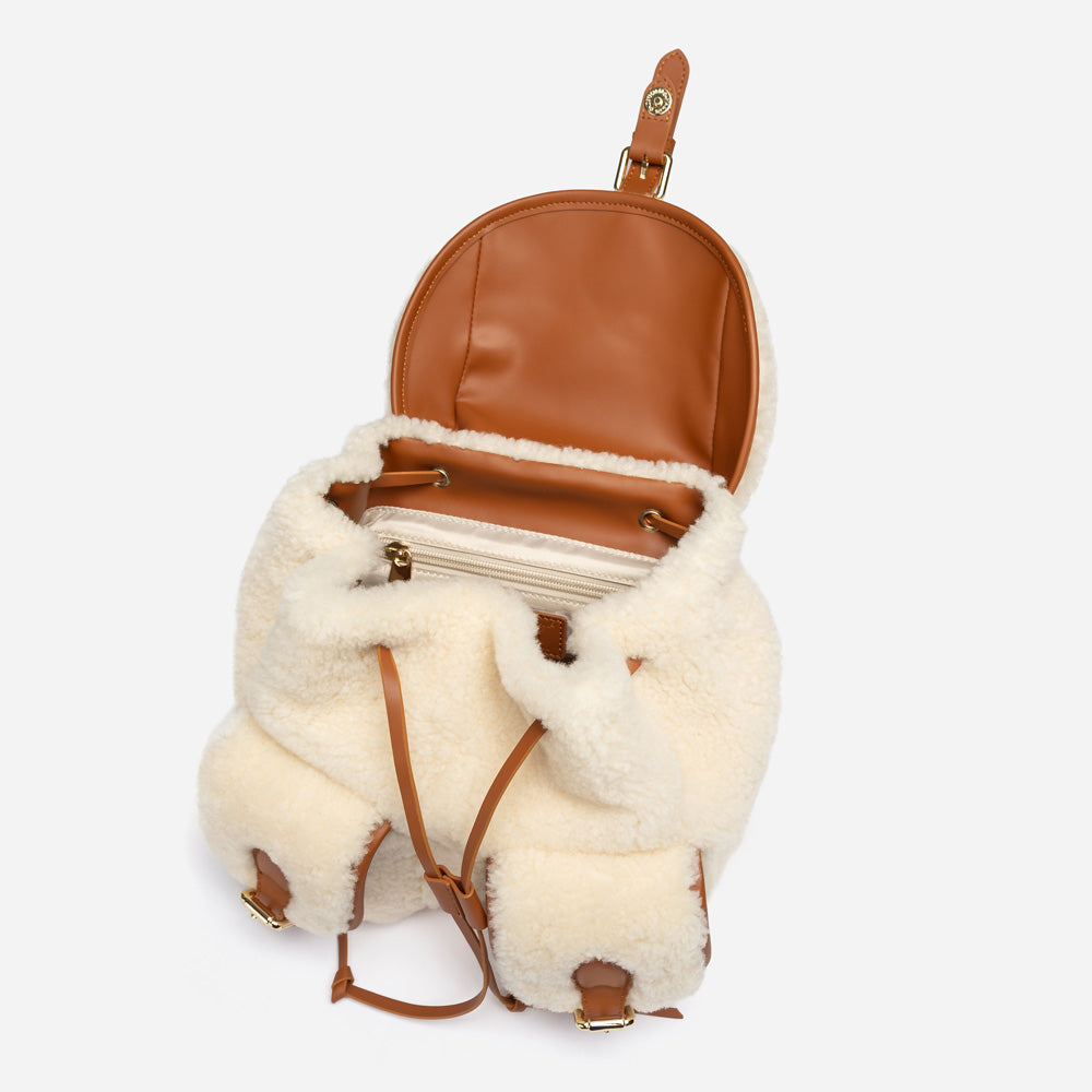 OZWEAR UGG Teddy Fluffy Backpack