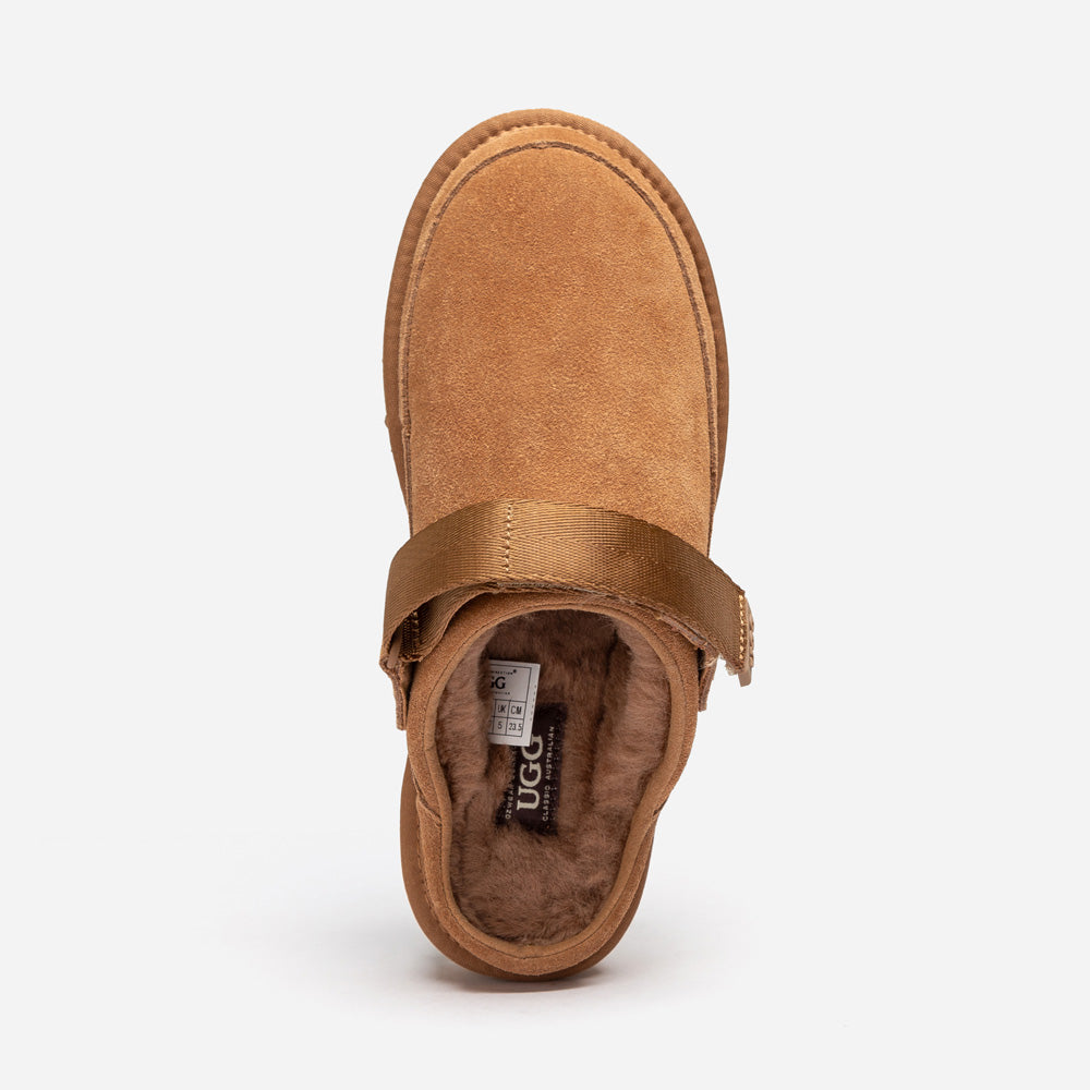 OZWEAR UGG  Shearling Clog