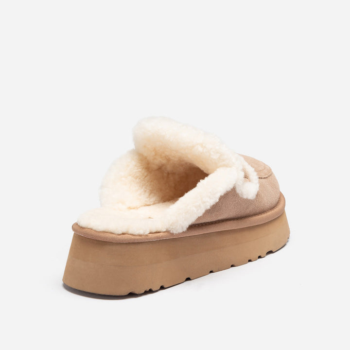 OZWEAR UGG Violet Shearling Platform Slipper