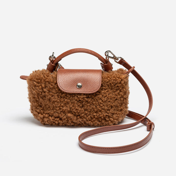 OZWEAR UGG Mini Synthetic Fur Dumpling Bag