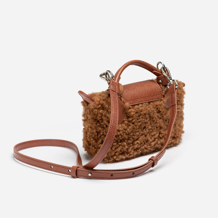 OZWEAR UGG Mini Synthetic Fur Dumpling Bag