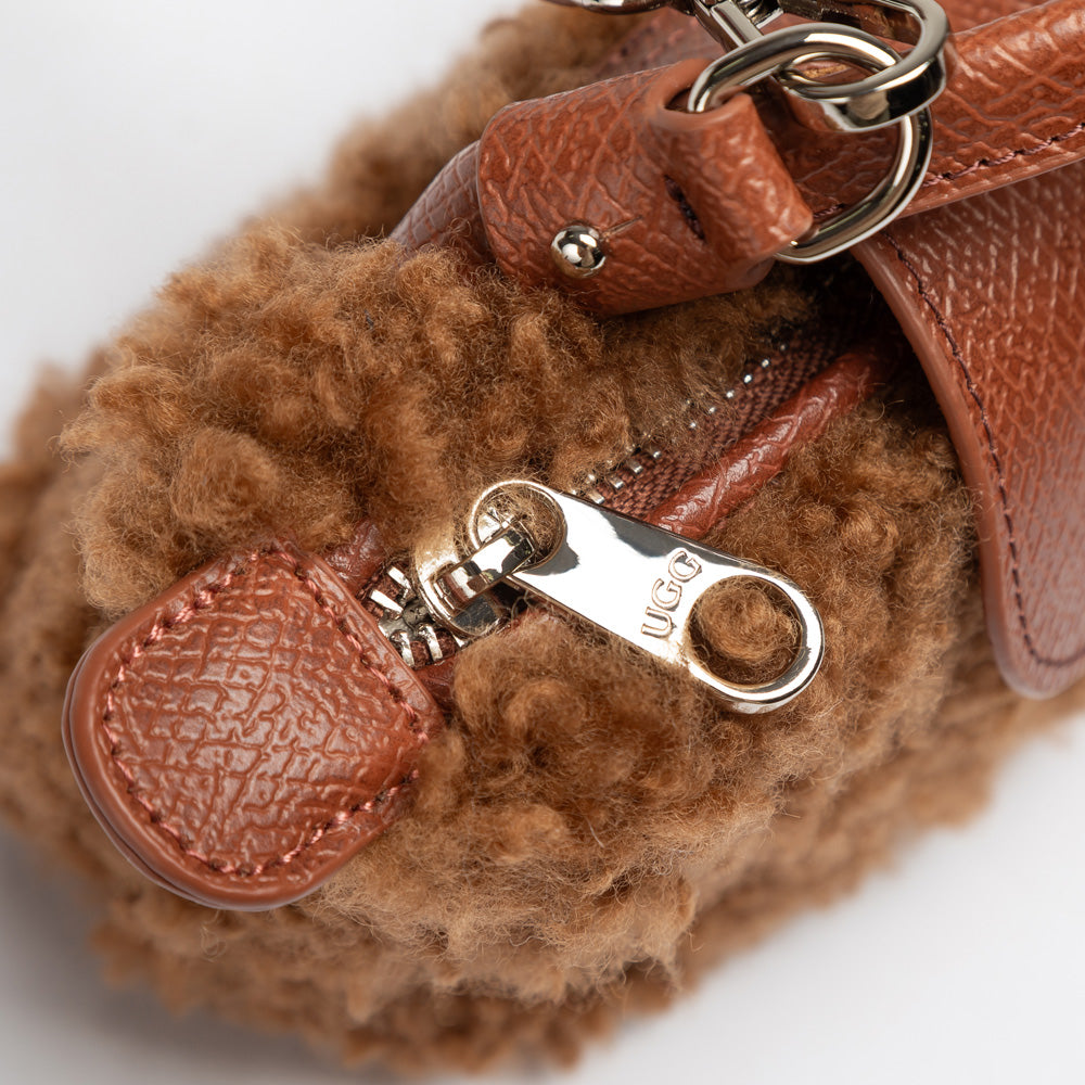 OZWEAR UGG Mini Synthetic Fur Dumpling Bag