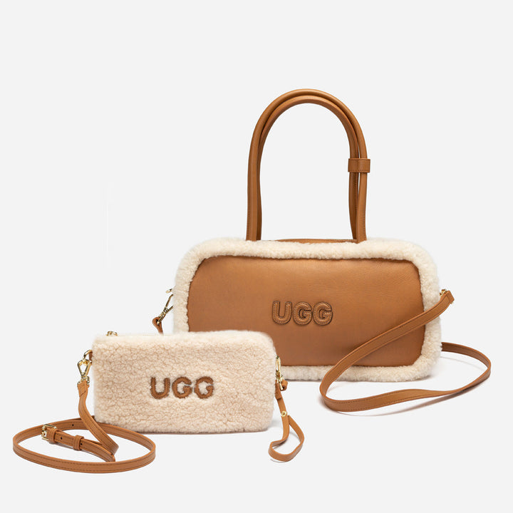 OZWEAR UGG Omi Top-Handle Leather Bag